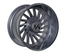Arkon Off-Road Caesar Wheel 24x14 8x6.5 -81 Right Directional Anthracite Metallic Gray
