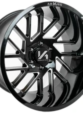 Arkon Off-Road Mandela Wheel 20x12 6x5.5 -51 Right Directional Gloss Black w/ Milled Edges                                     - K15120208345R - Image 7