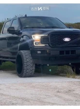 ARKON Off-Road Mandela Wheel 24x14 6x5.5 -81 Right Gloss Black with Milled Edges                                     - K15124408343R - Image 6