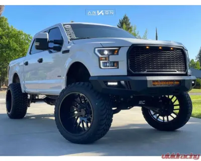 ARKON Off-Road Mandela Wheel 24x14 6x5.5 -81 Right Gloss Black with Milled Edges - K15124408343R