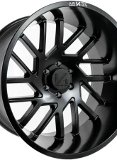 Arkon Off-Road Mandela Wheel 22x12 6x5.5 -51 Left Directional Satin Black                                     - K15222208345L - Image 7