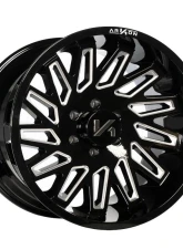 Arkon Off-Road Armstrong Wheel 20x10 6x5.5 -25 Gloss Black with Milled Edges                                     - K18120108345L - Image 3