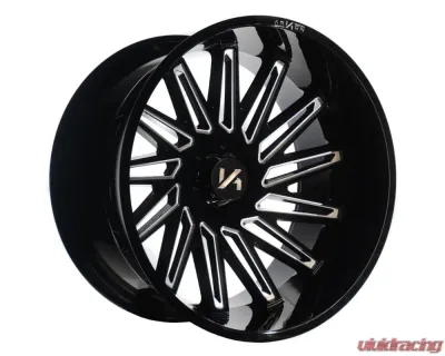 Arkon Off-Road Armstrong Wheel 26x14 6x5.5 -81 Right Directional Gloss Black w/ Milled Edges - K18126408343R