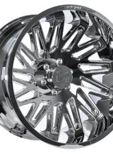 Arkon Off-Road Armstrong Wheel 22x12 6x5.5 -51 Left Directional Chrome                                     - K18922208345L - Image 3
