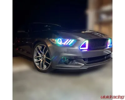 Striker Lights LLC OEM RGB Custom Headlights Ford Mustang S550 2015-2017 - SL-OE15HL