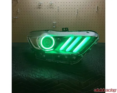 Striker Lights LLC OEM RGB Custom Headlights Ford Mustang S550 2015-2017 - SL-OE15HL