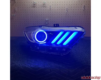 Striker Lights LLC OEM RGB Custom Headlights Ford Mustang S550 2015-2017 - SL-OE15HL
