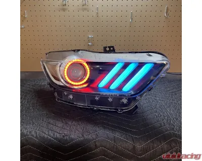 Striker Lights LLC OEM RGB Custom Headlights Ford Mustang S550 2015-2017 - SL-OE15HL