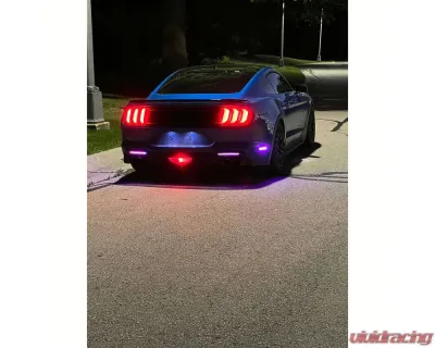 Striker Lights LLC RGB Rear Reflectors - Clear Ford Mustang S550 2018+ - SL-S550R2