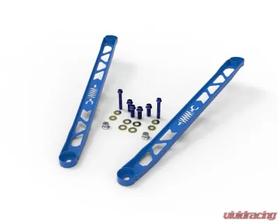 AFE Power Control Front Suspension Strut Brace Blue for Toyota GR Supra A90 2020-2024 - 450-721003-L