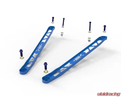 AFE Power Control Front Suspension Strut Brace Blue for Toyota GR Supra A90 2020-2024 - 450-721003-L