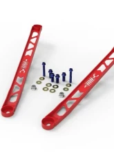 aFe Power Control Strut Brace Red for Toyota GR Supra A90 2020-2024, 14-Gauge Steel                                     - 450-721003-R - Image 4