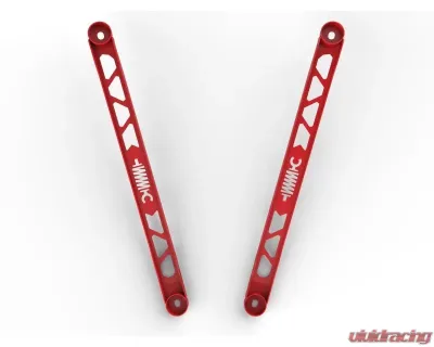 aFe Power Control Strut Brace Red for Toyota GR Supra A90 2020-2024, 14-Gauge Steel - 450-721003-R
