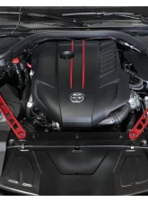 aFe Power Control Strut Brace Red for Toyota GR Supra A90 2020-2024, 14-Gauge Steel                                     - 450-721003-R - Image 4