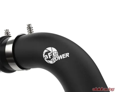 aFe Power Black BladeRunner Aluminum Hot and Cold Charge Pipe Kit GM Diesel Trucks V8-6.6L (td) L5P 2020-2021 - 46-20444-B