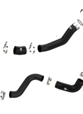 aFe Power Black BladeRunner Aluminum Hot and Cold Charge Pipe Kit GM Diesel Trucks V8-6.6L (td) L5P 2020-2021                                     - 46-20444-B - Image 5