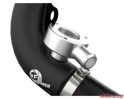aFe Power BladeRunner 2-1/2" Aluminum Black Hot Charge Pipe Jeep Wrangler JL L4-2.0L t 2018-2023 - 46-20468-B