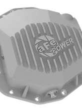 aFe Power Differential Cover Raw w/ Machined Fins Street Series Rear Ford Bronco L4-2.3L|V6-2.7L 2021-2023                                     - 46-71290A - Image 2