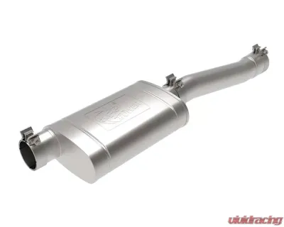 aFe Power Apollo GT Series 3" Stainless Steel Muffler Upgrade with Single Valve GM Silverado | Sierra 1500 V8-6.2L 2020-2024 - 49C44137