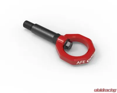 aFe Power Control Front Tow Hook Red Toyota GR Supra A90 L4/L6 2020-2024 - 450-721001-R