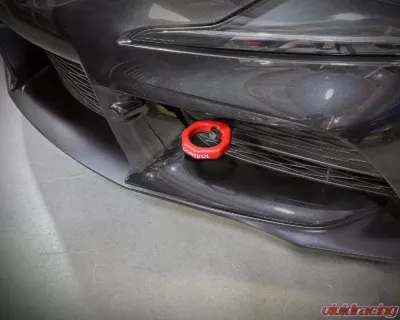 aFe Power Control Front Tow Hook Red Toyota GR Supra A90 L4/L6 2020-2024 - 450-721001-R