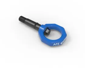 aFe Power Control Rear Tow Hook Blue Toyota GR Supra A90 L4/L6 2020-2024