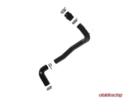 aFe Power Bladerunner 3" Black Aluminum Hot Charge Pipe Ford F-250 | F-350 V8 6.4L 2008-2010 - 46-20079-B