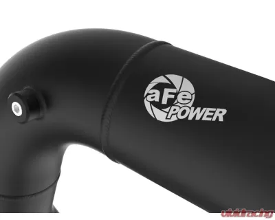 aFe Power Bladerunner 3" Black Aluminum Hot Charge Pipe Ford F-250 | F-350 V8 6.4L 2008-2010 - 46-20079-B