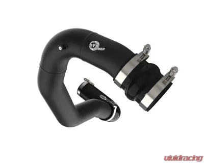 aFe Power Bladerunner 3" Black Aluminum Hot Charge Pipe Ford F-250 | F-350 V8 6.4L 2008-2010 - 46-20079-B