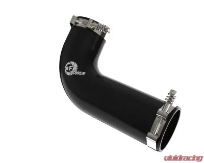 aFe Power Bladerunner 3" Black Aluminum Hot Charge Pipe Ford F-250 | F-350 V8 6.4L 2008-2010 - 46-20079-B