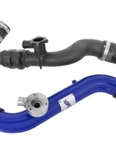 aFe Power Bladerunner Aluminum Hot and Cold Charge Pipe Kit (Blue) Ford Mustang EcoBoost L4 2.3L 2015-2022                                     - 46-20254-L - Image 3