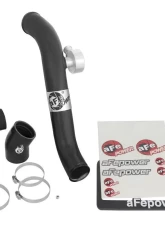 aFe Power Bladerunner 2.5" Aluminum Hot Charge Pipe (Black) Ford Mustang EcoBoost L4 2.3L 2015-2022                                     - 46-20258-B - Image 2