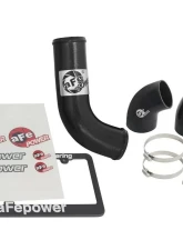 aFe Power Bladerunner 3" Aluminum Cold Charge Pipe (Black) Ford Mustang EcoBoost L4 2.3L 2015-2023                                     - 46-20259-B - Image 2