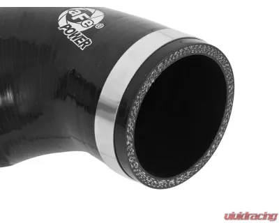 aFe Power Bladerunner 3" Aluminum Cold Charge Pipe (Black) Ford Mustang EcoBoost L4 2.3L 2015-2023 - 46-20259-B