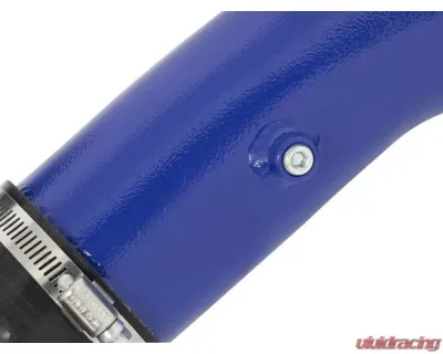 aFe Power Bladerunner 3" Aluminum Cold Charge Pipe (Blue) Ford Mustang EcoBoost L4 2.3L 2015-2023 - 46-20259-L