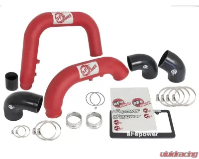 aFe Power Bladerunner Aluminum Hot and Cold Charge Pipe Kit (Red) Chevrolet Colorado | GMC Canyon 2016-2021 - 46-20264-R