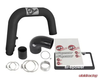 aFe Power Bladerunner 2.5" Aluminum Hot Charge Pipe (Black) Chevrolet Colorado | GMC Canyon 2016-2021 - 46-20268-B