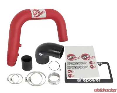 aFe Power Bladerunner 2.5" Aluminum Hot Charge Pipe (Red) Chevrolet Colorado | GMC Canyon 2016-2021 - 46-20268-R