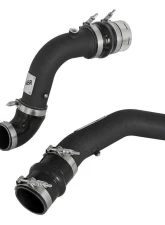 aFe Power Bladerunner Aluminum Hot and Cold Charge Pipe Kit (Black) Ford F-250 | F-350 Super Duty 2017-2021                                     - 46-20314-B - Image 2