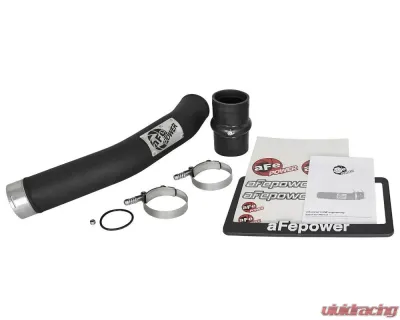 aFe Power Bladerunner 3" Aluminum Hot Charge Pipe (Black) Ford F-250 | F-350 Super Duty 2017-2021 - 46-20318-B