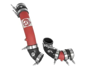 aFe Power Bladerunner Aluminum Hot and Cold Charge Pipe Kit (Red) Honda Civic Type-R L4 2.0L 2017-2021
