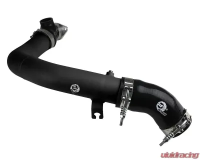 aFe Power Bladerunner 2.5" Aluminum Hot Charge Pipe (Black) Subaru WRX H4 2.0L 2015-2021 - 46-20378-B