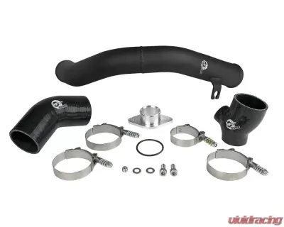 aFe Power Bladerunner 2.5" Aluminum Hot Charge Pipe (Black) Subaru WRX H4 2.0L 2015-2021 - 46-20378-B
