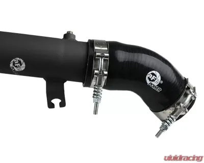 aFe Power Bladerunner 2.5" Aluminum Hot Charge Pipe (Black) Subaru WRX H4 2.0L 2015-2021 - 46-20378-B