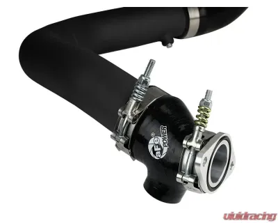 aFe Power Bladerunner 2.5" Aluminum Hot Charge Pipe (Black) Subaru WRX H4 2.0L 2015-2021 - 46-20378-B