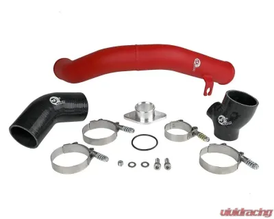 aFe Power Bladerunner 2.5" Aluminum Hot Charge Pipe (Red) Subaru WRX H4 2.0L 2015-2021 - 46-20378-R