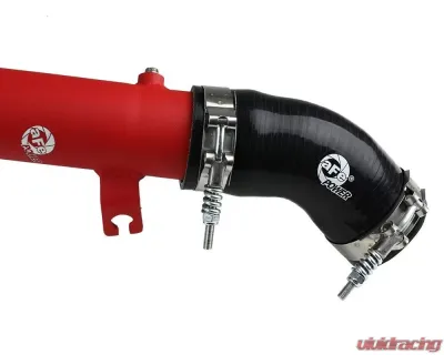 aFe Power Bladerunner 2.5" Aluminum Hot Charge Pipe (Red) Subaru WRX H4 2.0L 2015-2021 - 46-20378-R