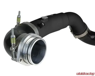 aFe Power Bladerunner 2.5" Aluminum Hot Charge Pipe (Black) Toyota GR Supra A90 L6 3.0L 2020-2024 - 46-20398-B