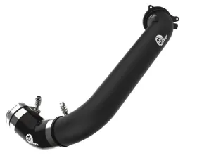 aFe Power Bladerunner 2-3/4 Inch Aluminum Hot Charge Pipe Black Toyota GR Supra A90 B48 L4-2.0L 2020-2024
