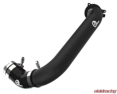 aFe Power Bladerunner 2-3/4 Inch Aluminum Hot Charge Pipe Black Toyota GR Supra A90 B48 L4-2.0L 2020-2024 - 46-20488-B